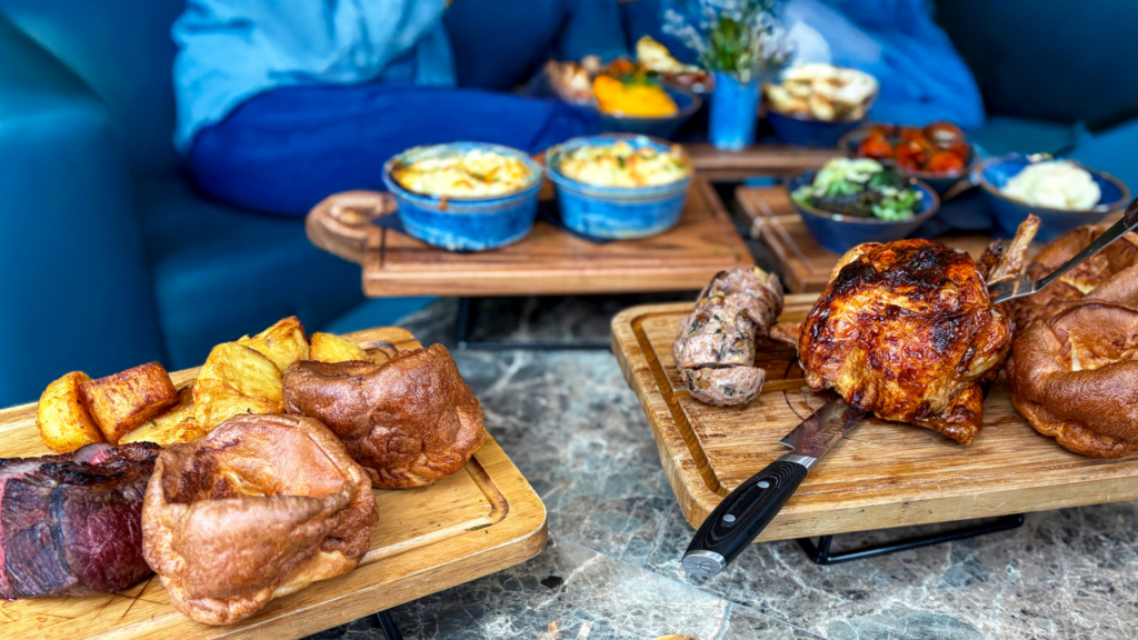 A Sunday roast sharing board at The West Park Hotel in Harrogate.